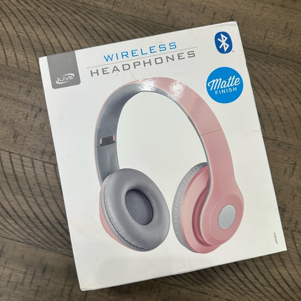 New iLive Wireless Headphones Bluetooth Matte Finish